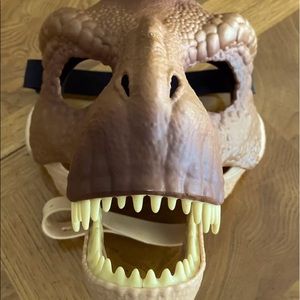 TYRANNOSAURUS REX & VELOCIRAPTOR DINO MASKS (2)
